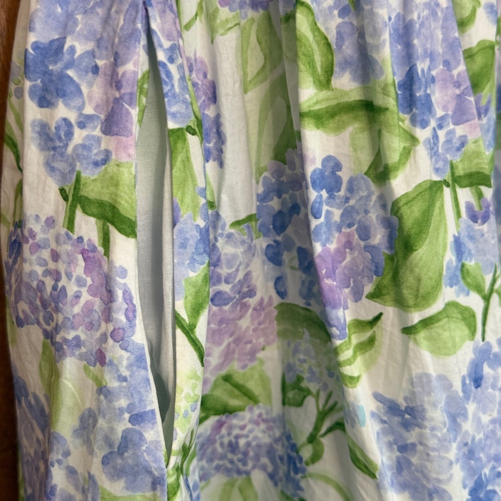 Hill House The Elizabeth Nap Dress, Blue Hydrangea Cotton - Picture 5 of 5